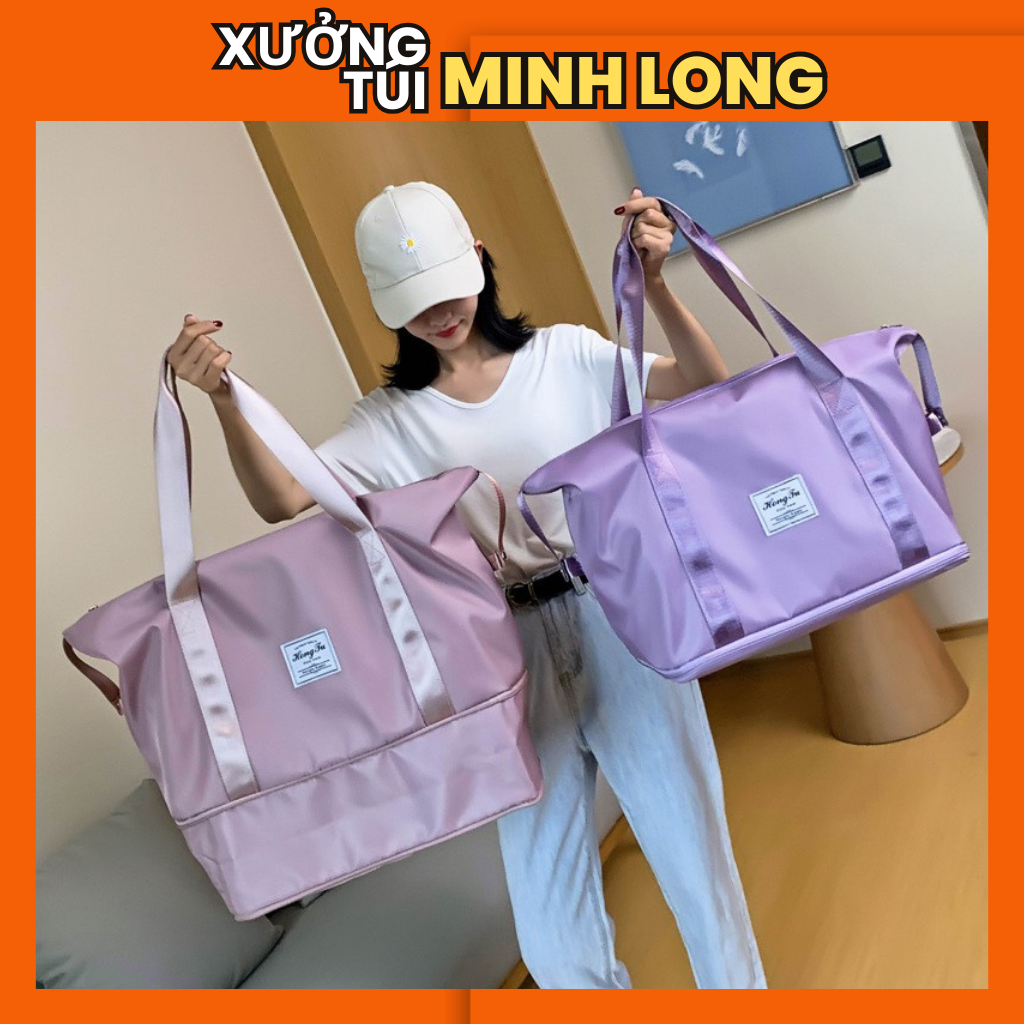 Túi xách du lịch cỡ lớn 2 tầng, Túi du lịch đa năng nam nữ đựng quần áo mỹ phẩm DL003