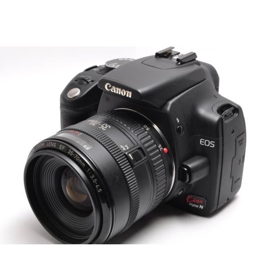 Máy ảnh Canon EOS 350D(Kiss Digital N)+Ống kính Zoom đa dụng