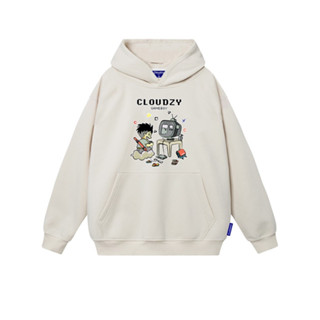 Áo hoodie nữ form rộng nam local brand unisex cặp đôi nỉ cotton có mũ dày cute zip CLOUDZY GAMEBOY - Resells By JustBU