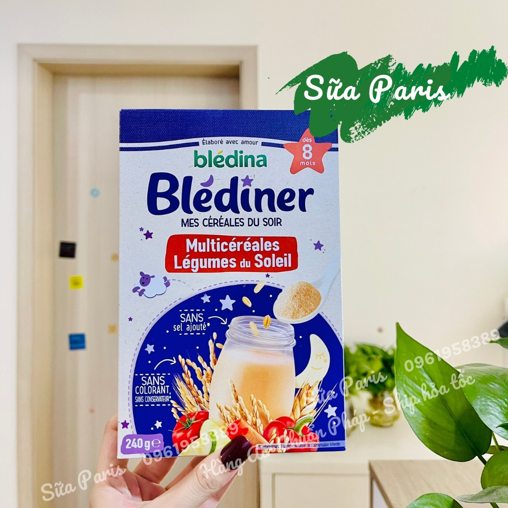 Bột lắc sữa đêm Blediner mẫu mới, hàng air_Sữa Paris Aderma