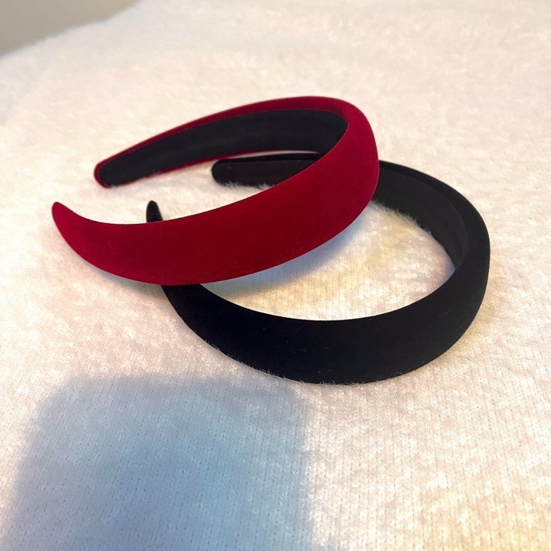 Bờm Cài Tóc Thắt Tết Vải Nhung, Băng Đô Cài Tóc