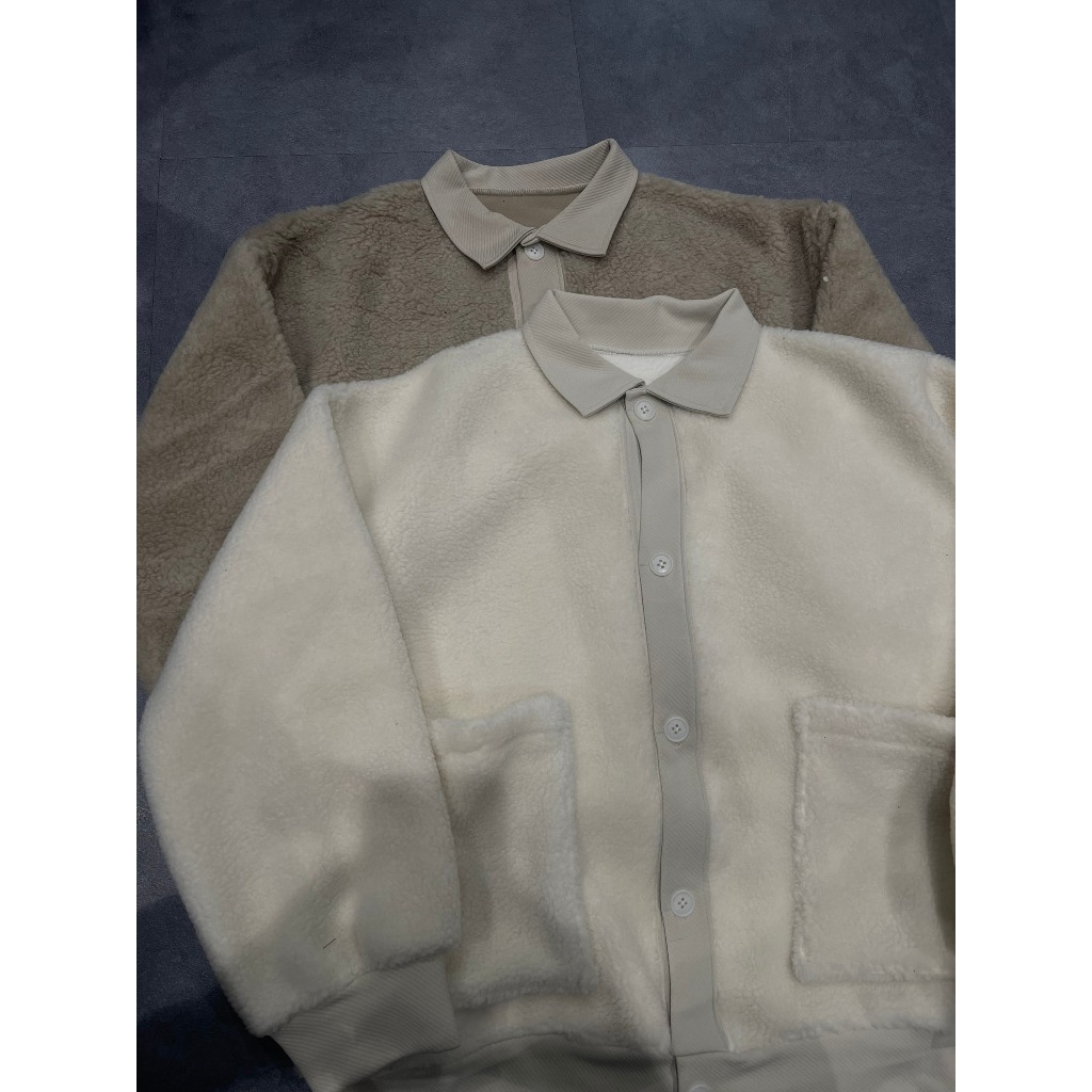 khoác lông bomber hàn unisex ullzang fom rộng K7979