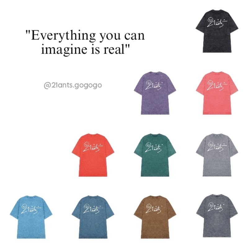 ÁO THUN WASH LOGO 21ANTS || OVERSIZED TSHIRT || TEE WASH CHẤT LƯỢNG CAO