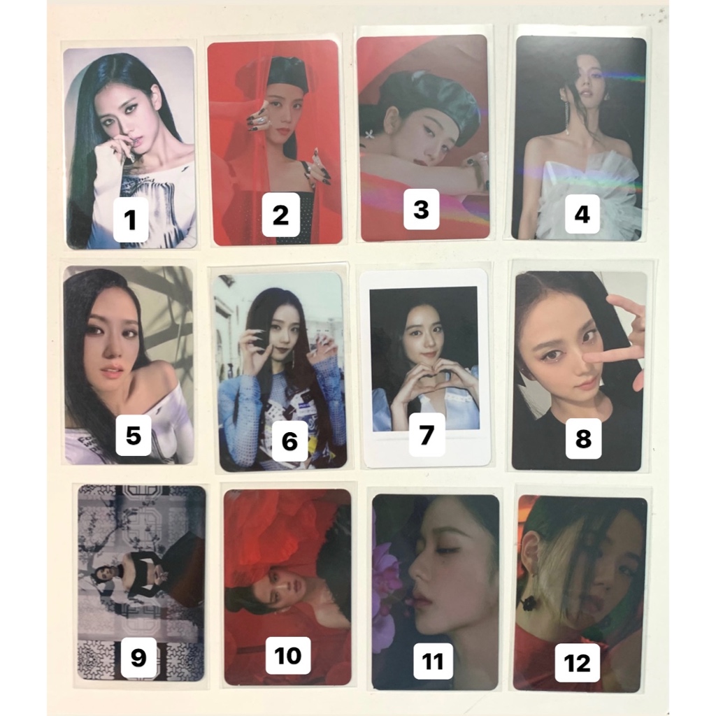 ĐỌC KĨ MÔ TẢ - Bộ ảnh thẻ bo góc BLACKPINK JISOO ME