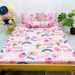 Bộ drap thun lạnh 1m6 1m8, bộ ga giường thun hàn, bộ ra thun 4 món, bộ grap thun 1m4 1m6 1m8