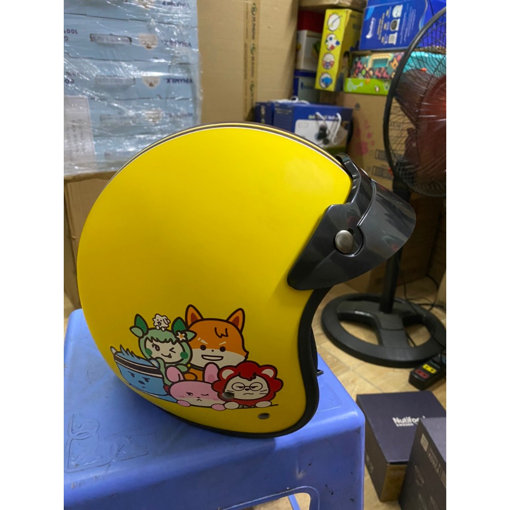 MŨ BẢO HIỂM 3/4 ĐẦU QUÀ TẶNG SỮA MALTO