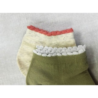 [CANIFA] Set 3 đôi tất Hdtex cổ bèo cotton