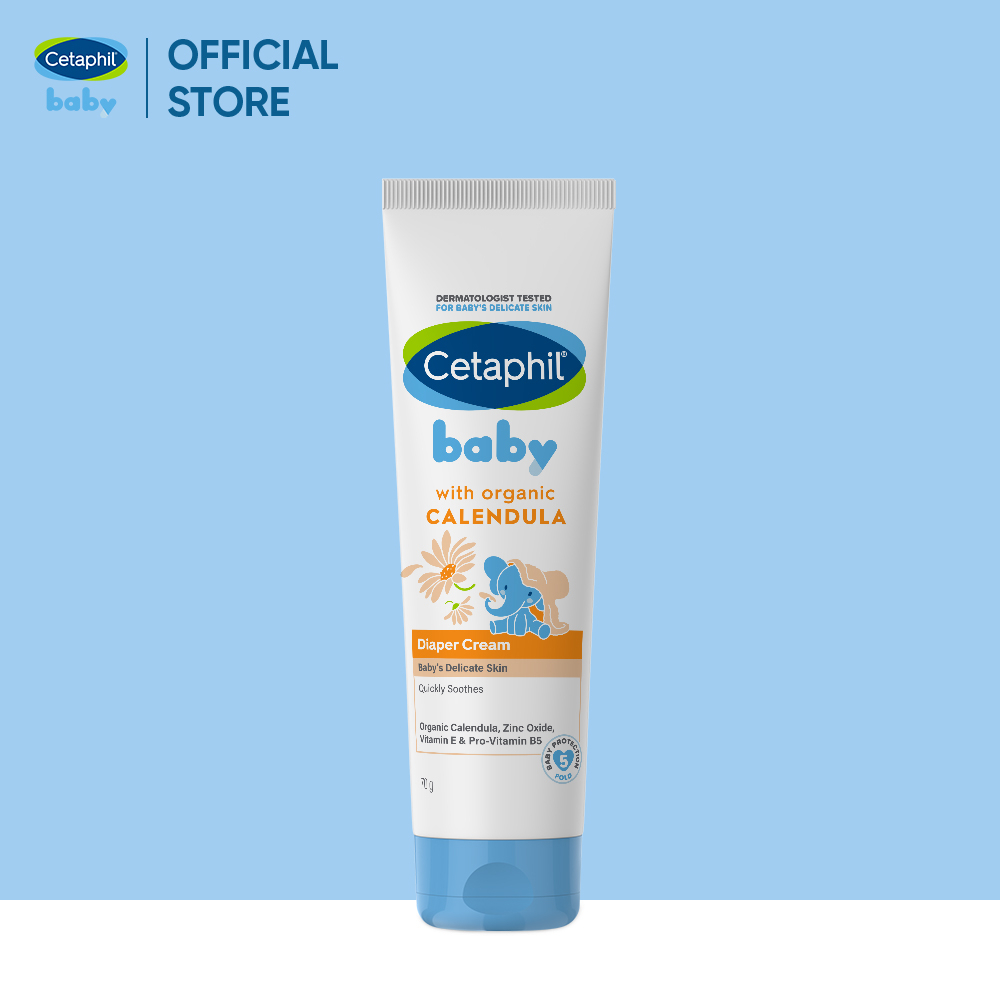 Kem chống hăm tã dịu lành CETAPHIL BABY DIAPER CREAM CALENDULA 70G