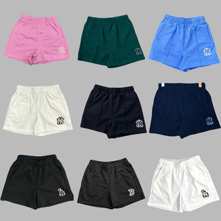 | có sẵn | quần short ml||b nữ logo thêu basic