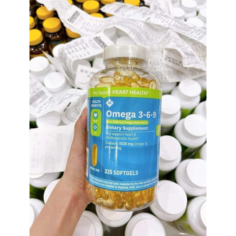 Viên uống Omega 3-6-9 325 viên Mỹ