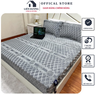  Bộ ga gối nỉ nhung COCO mềm mịn mẫu mới nhất ga trải giường chất nỉ siêu mềm mịn làm ấm nhanh 