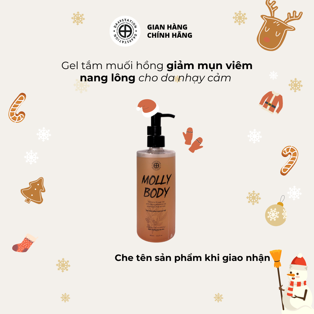 MOLLY BODY- Gel tắm than tre handmade