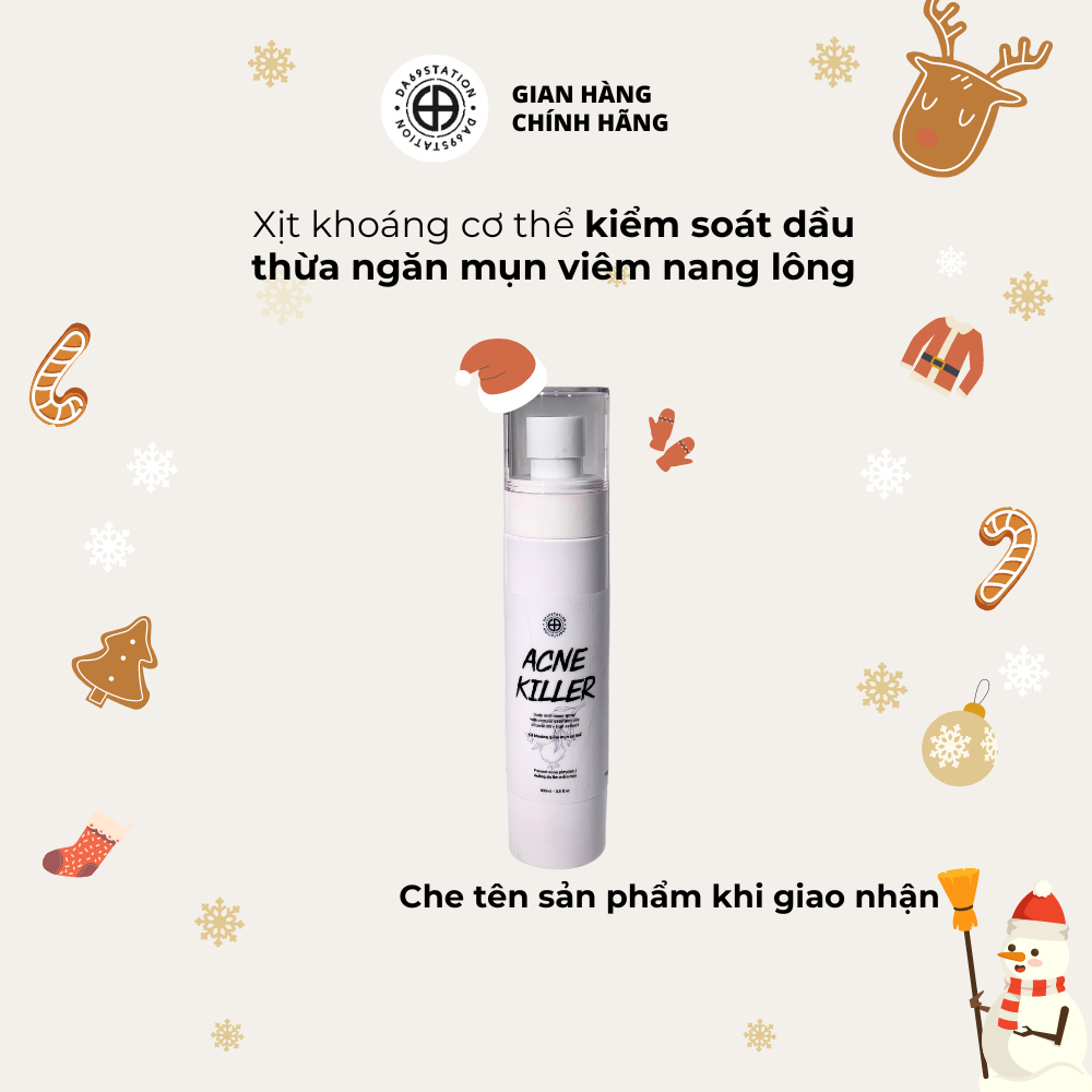 ACNEKILL - toner xịt khoáng lưng handmade