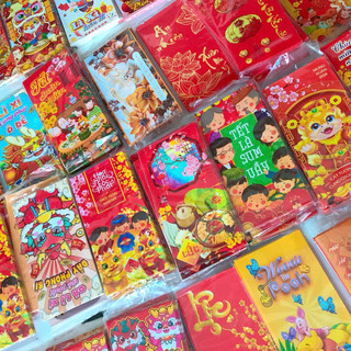 Combo 10 bao lì xì tết giáp thìn 2024 - mix nhiều mẫu bao lixi cực đẹp, theo trend