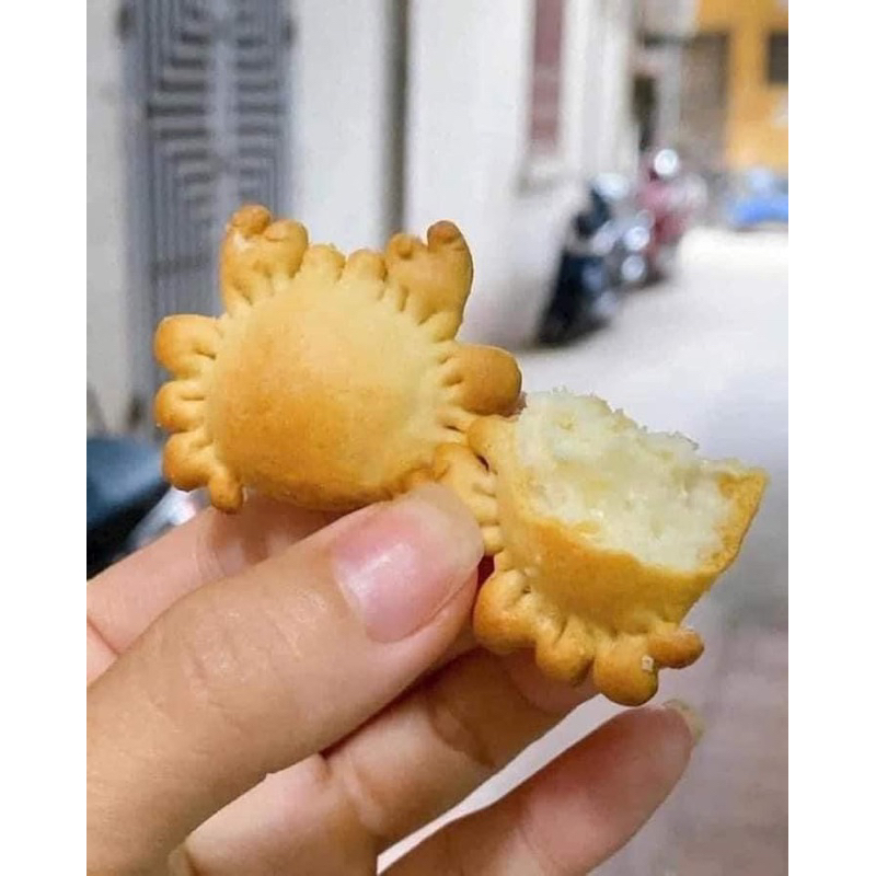500G Bánh Cua Nhân Kem Bơ Sữa , Bánh Cua Kem Bơ Sữa , Bánh Quy Cua Nhân Kem, Bánh Con Cua