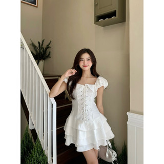 Đầm Nữ Tay Phồng Form Ngắn Mini Trẻ Trung - MYUN DRESS - GOÛT DE JUN