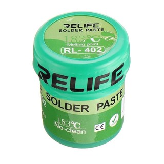 Thiếc hàn bột, chì hàn nhiệt độ cao relife rl-402 183°c phù hợp đóng a, cpu