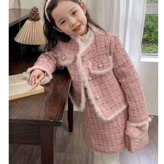 set váy dạ cho bé gái cao cấp