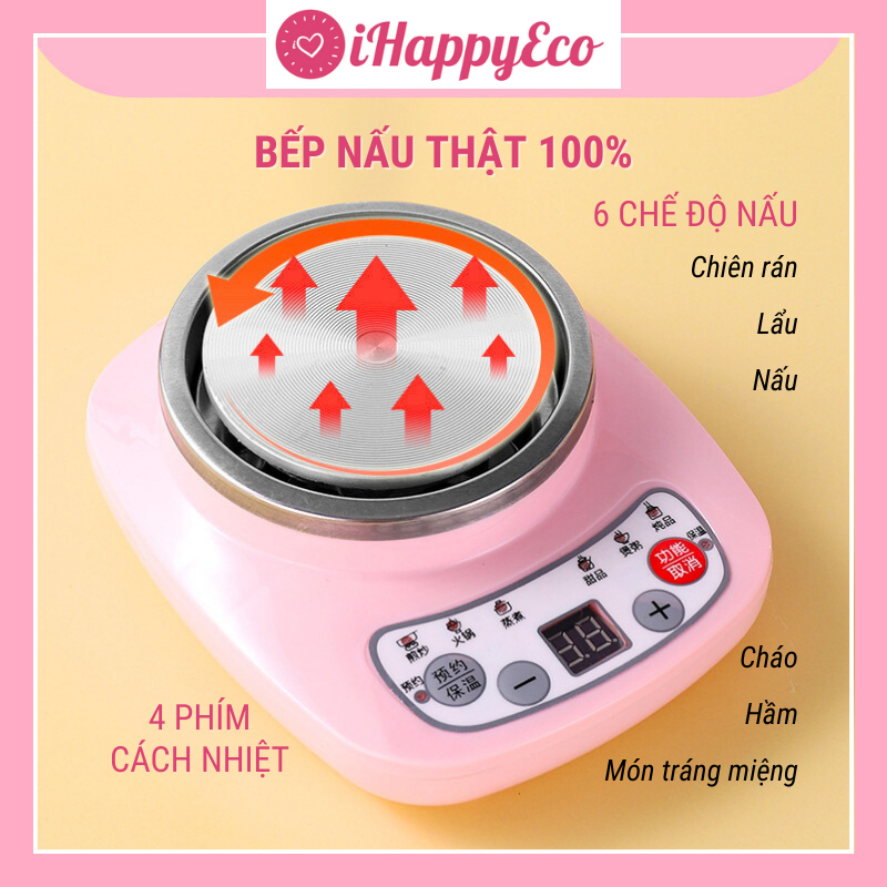Bộ Đồ Chơi Nấu Ăn THẬT Cho Bé 38 Chi Tiết Mini Inox 304 - iHappyEco