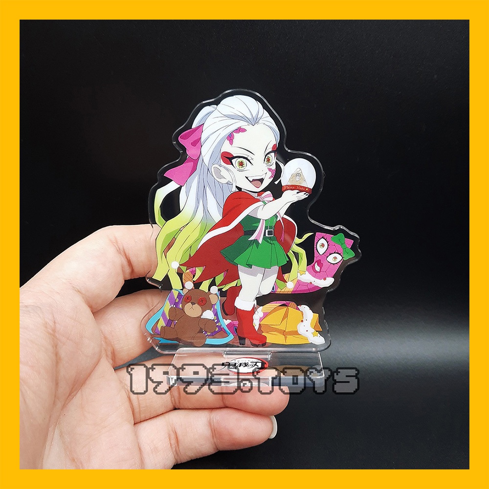 Standee mô hình nhân vật Kimetsu no Yaiba ufotable Cafe Christmas 2022 Acrylic Stand Set B - Daki