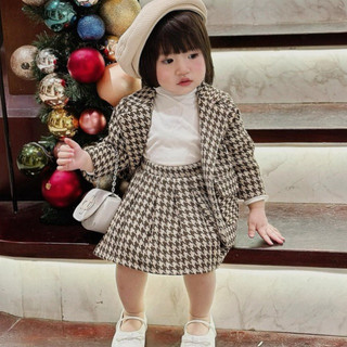 (ảnh thật ) set bộ sang chảnh cổ vest cho bé gái 12-23kg
