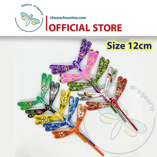 Bộ 10 con chuồn tre 12cm -Xuất khẩu cao cấp- Giá Xưởng -SƠN VẼ- MỘC 10 con