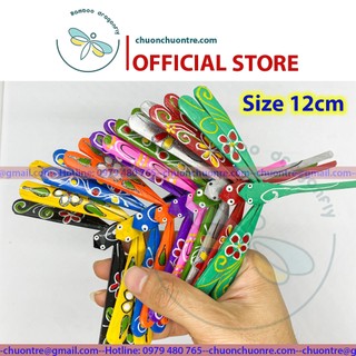 Bộ 10 con chuồn chuồn Tre 12cm -Xuất khẩu cao cấp- Giá Xưởng