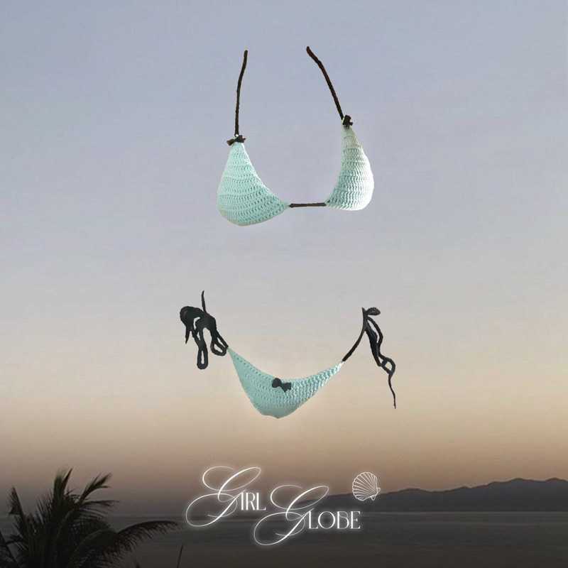 Crochet coquette bikini | Bikini móc len đính nơ dễ thương (Ảnh thật) | BigBuy360 - bigbuy360.vn