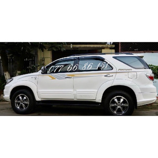 Tem Dán Sườn Xe Fortuner Mẫu mới