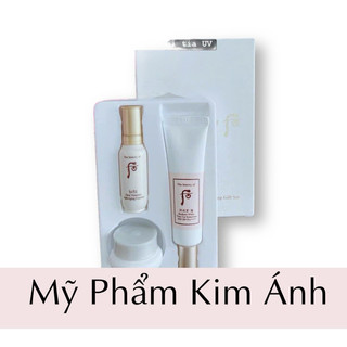 Sét kem chống nắng Whoo trắng mini