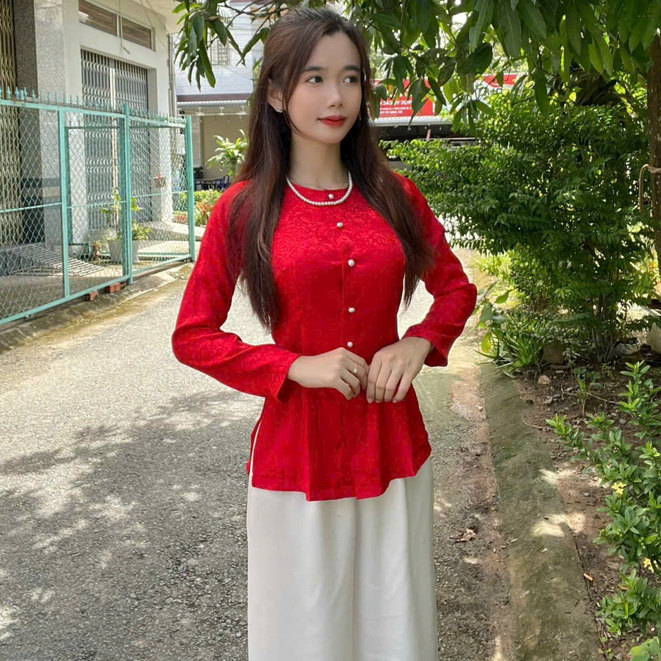 (BÀ BA CỔ TRÒN K6 QUẦN VÀ ÁO BÁN RIÊNG) Bộ quần áo nữ Phật tử, đồ lam đi chùa mẫu nữ vải gấm mã KA63