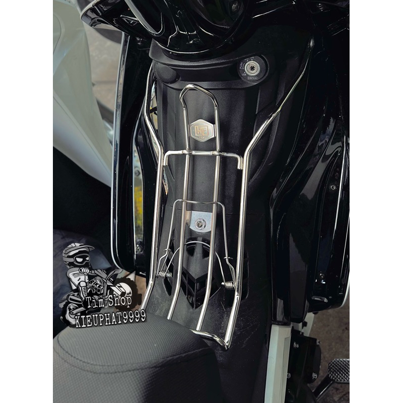 Baga Exciter 2006-2010 kiểu logo Inox 10Li Kèm Ốc