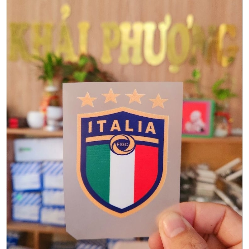 [Hình ủi nhiệt] Cambo 5 cái logo ủi quần áo đá bóng italia