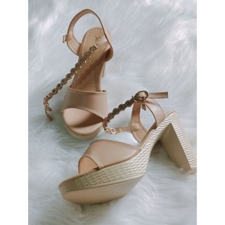 Sandanl xuồng cao gót 10cm. SO2804 khóa gài