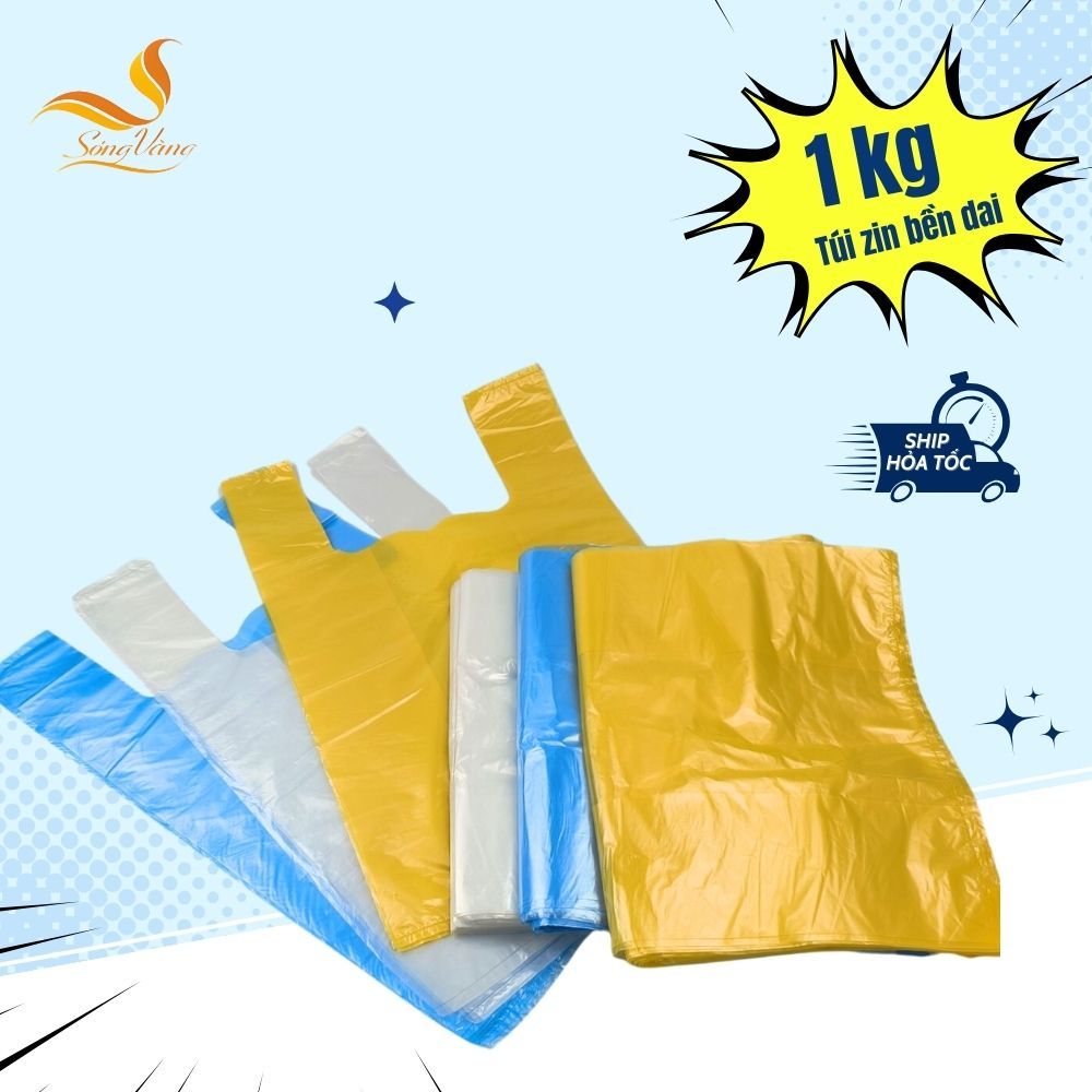 Túi nilon loại đẹp, 1Kg túi bóng trong zin chất dai, dẻo, bền nhiều kích thước từ 0.5kg - 30kg