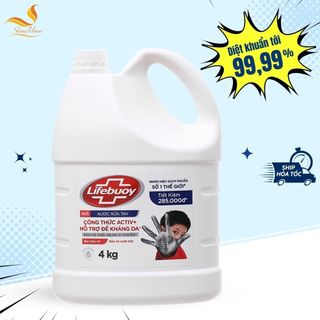 Nước rửa tay Lifebuoy can 4lít siêu tiết kiệm (hàng chính hãng)