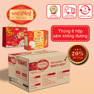 Yến sào win'snest tổ yến chưng sẵn nhân sâm không đường 20%