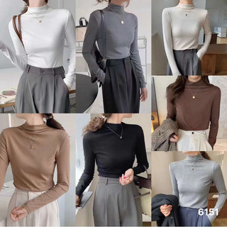 Áo giữ nhiệt lót lông mỏng cổ leo 3cm giu