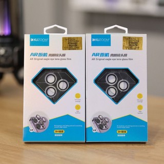Kính Camera Iphone KUZOOM CLEAR Trong Suốt AR bảo vệ mắt dán Lens Cam chống trầy xước 13 14 15 Pro Max Plus