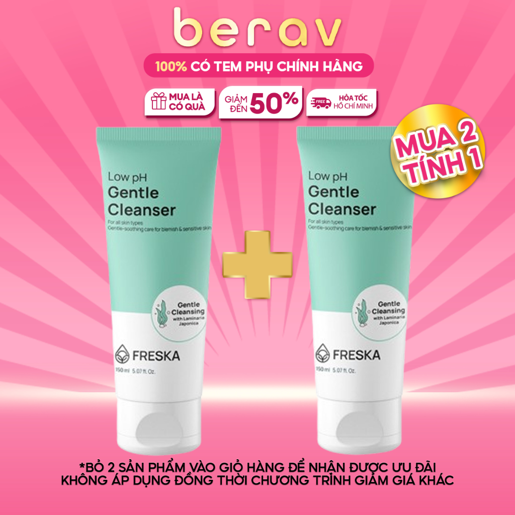 Sữa rửa mặt Freska Low pH Gentle Cleanser 150ml