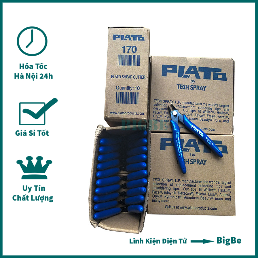 Kìm Cắt Chân Linh Kiện PLATO 170 125mm - Kìm Plato 170