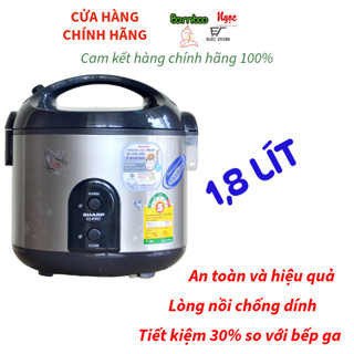 Nồi Cơm Điện SHARP Nắp Gài KS - R19ST 1.8 L Nhập Khẩu Thái Lan