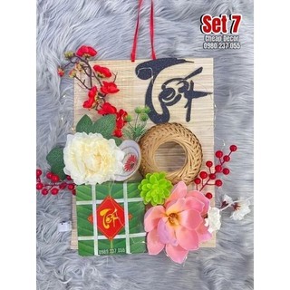 SÉT MÀNH TRE TRANG TRÍ, DECOR GÓC TẾT.