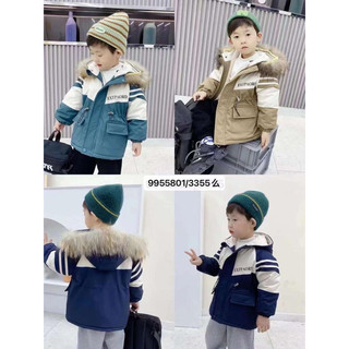 Áo parka lót lông siêu ấm cho bé trai hàng quảng châu