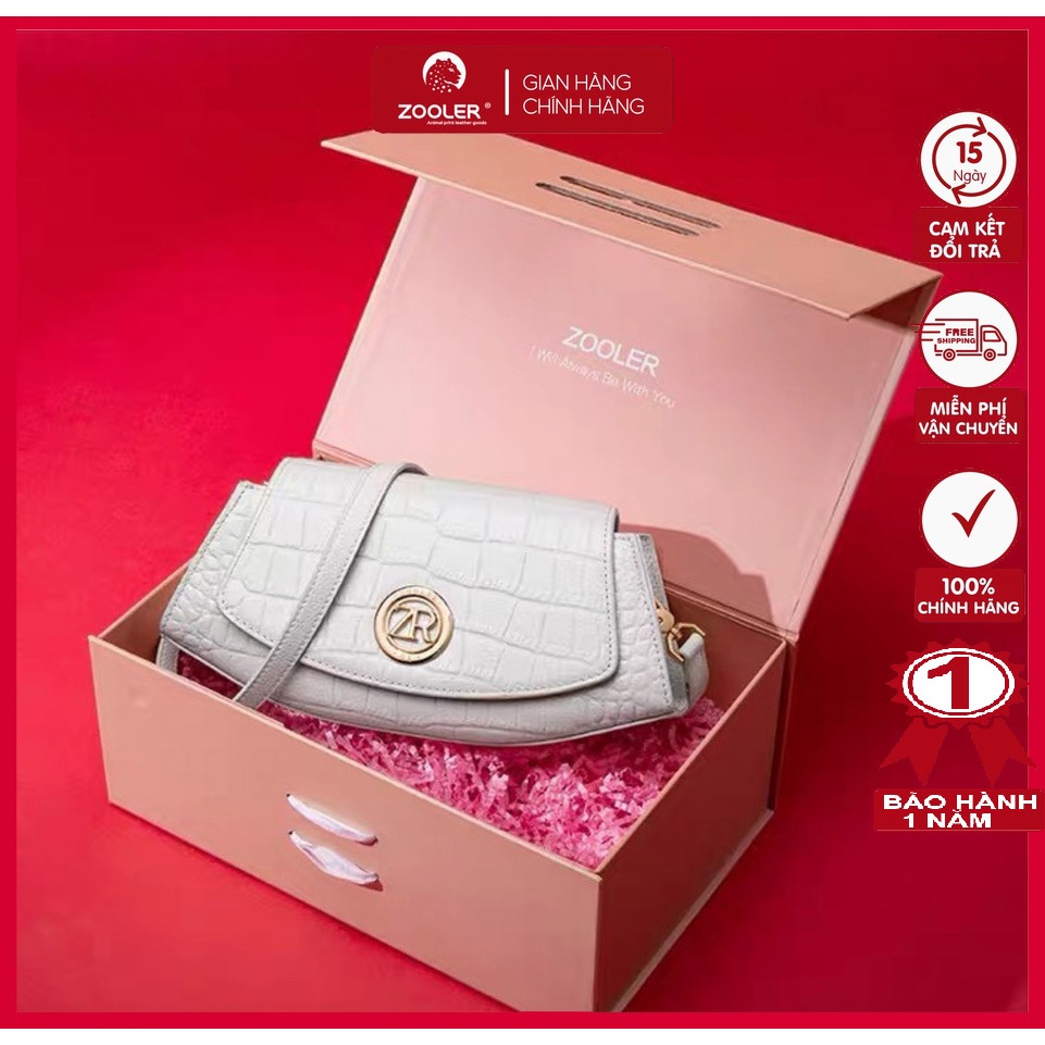 Túi Xách Nữ Chính Hãng ZOOLER Hàn Quốc Da Thật Cao Cấp FullBox Size 26.5cm Làm Quà Tặng, Sinh Nhật