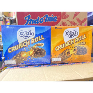 Bánh Cuộn Phủ Socola Gery Crunch Roll 276g (12 cái x 23g)
