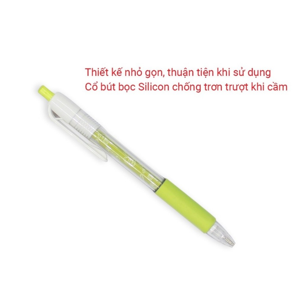 Bút chì kim bấm học sinh Hồng Hà - ngòi 0.5mm có đệm tay bảo vệ dùng cho học sinh - 3520