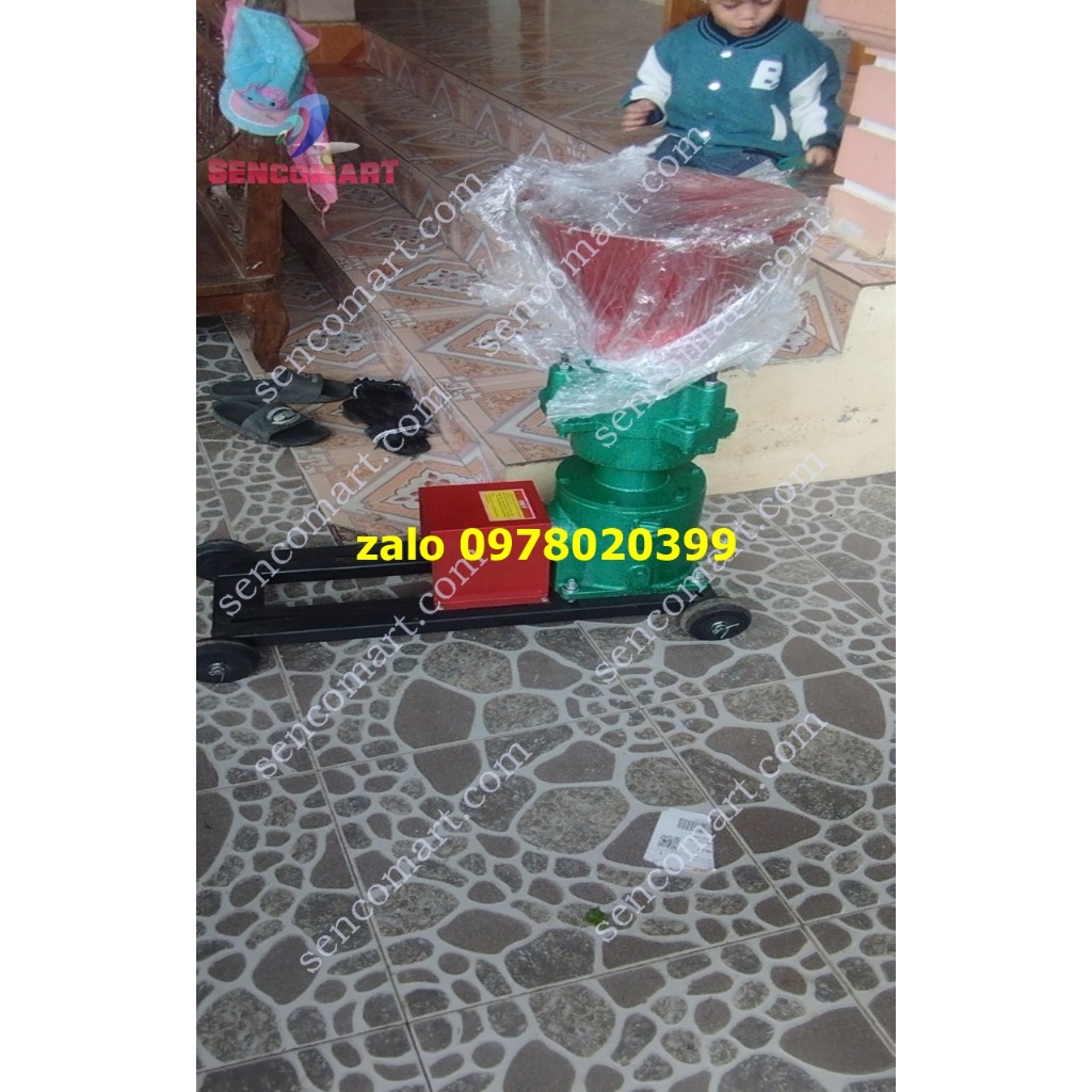 Khung máy ép cám viên  s160  chưa có mô tơ