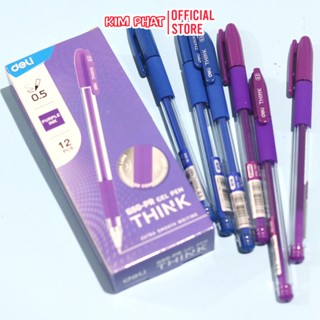 Bút Bi Nước Mực Gel 0.5mm THINK - Deli G50 / Ruột Thay Thế G35