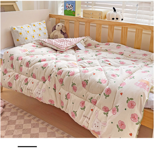 Chăn Đông Cho Bé, Chăn Cotton Đũi Xơ Đậu Nành Mềm Mại Ấm Áp Cho Bé Kích Thước 100x140cm Mẹ Lọ Lem - HT667